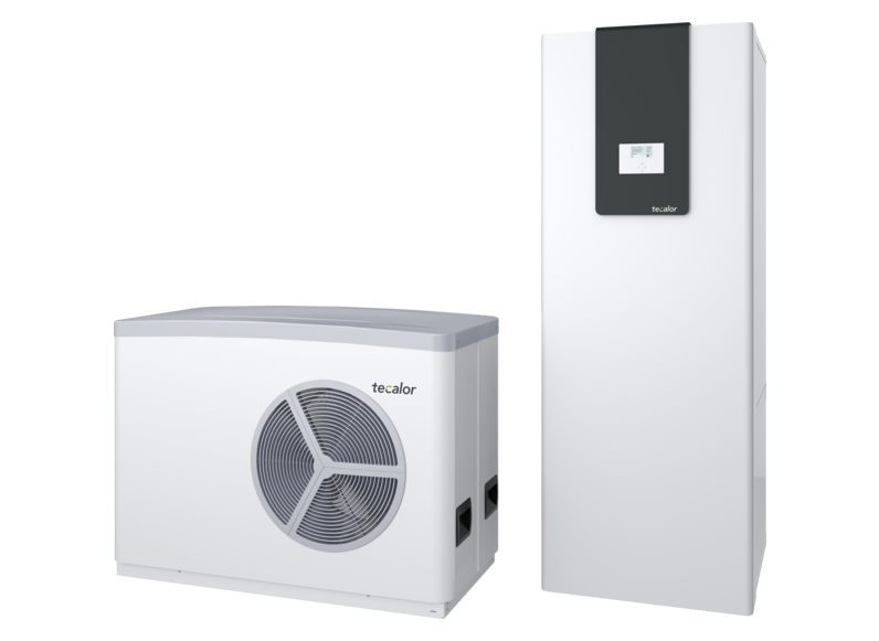 tecalor Luft-Wasser-Wärmepumpen TTL 9.6 AC TSBC Set