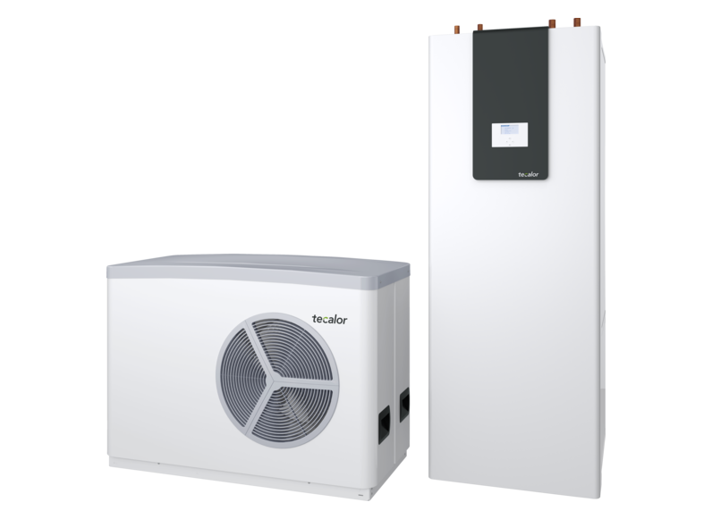 tecalor Luft-Wasser-Wärmepumpen TTL 12.6 AC TSBC 300 WPM Set