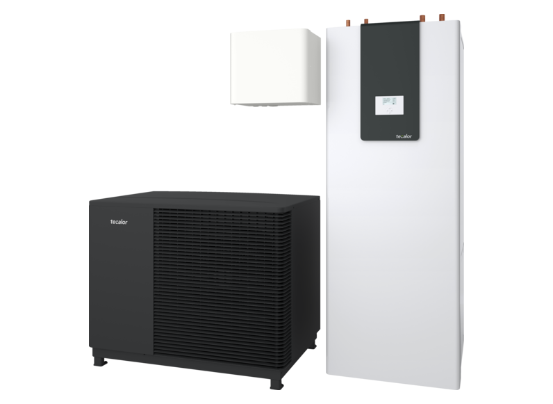 tecalor Luft-Wasser-W&auml;rmepumpen TTL 7.1 ACS comfort TSBC 300 Set