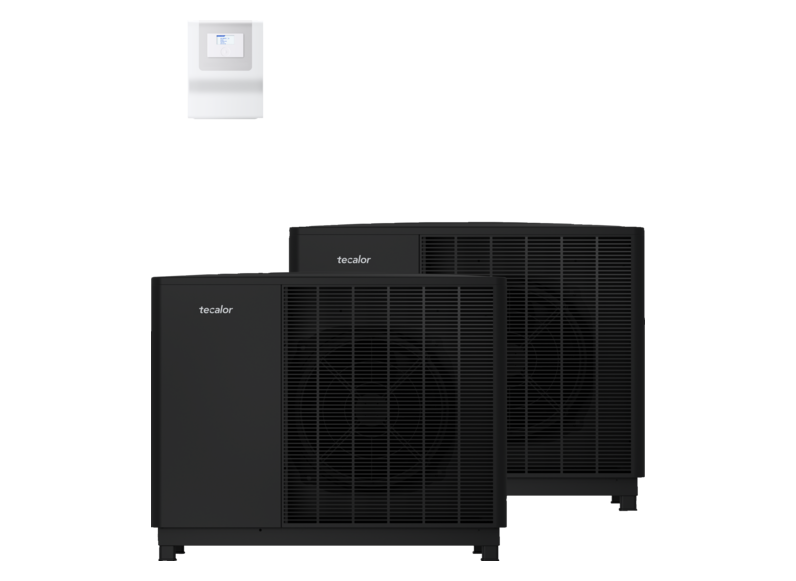 tecalor Luft-Wasser-Wärmepumpen TTL 10.1 ACS eco 2er Set