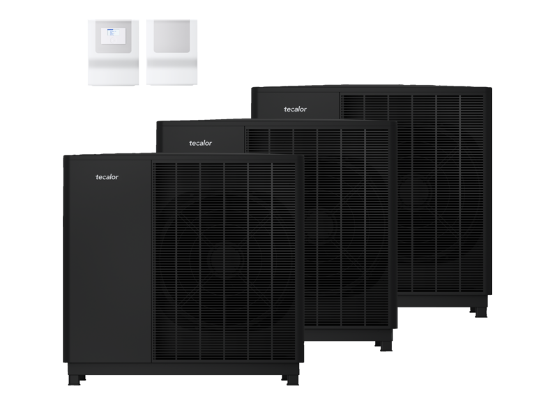 tecalor Luft-Wasser-W&auml;rmepumpen TTL 13.1 AC eco 3er Set