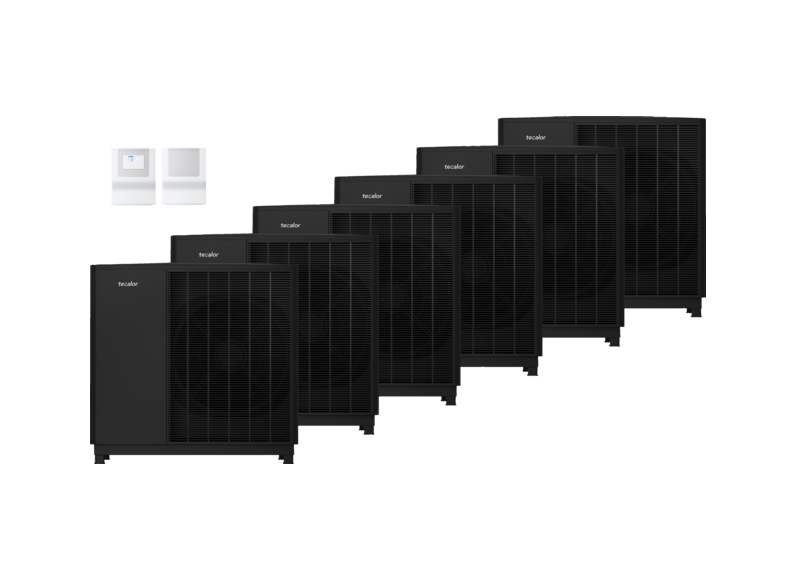 tecalor Luft-Wasser-W&auml;rmepumpen TTL 13.1 AC eco 6er Set