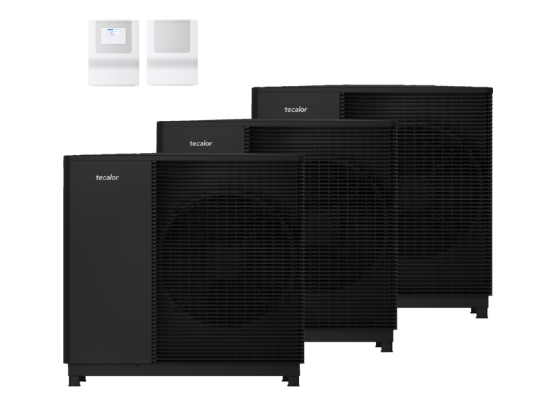 tecalor Luft-Wasser-W&auml;rmepumpen TTL 10.1 AC comfort 3er Set