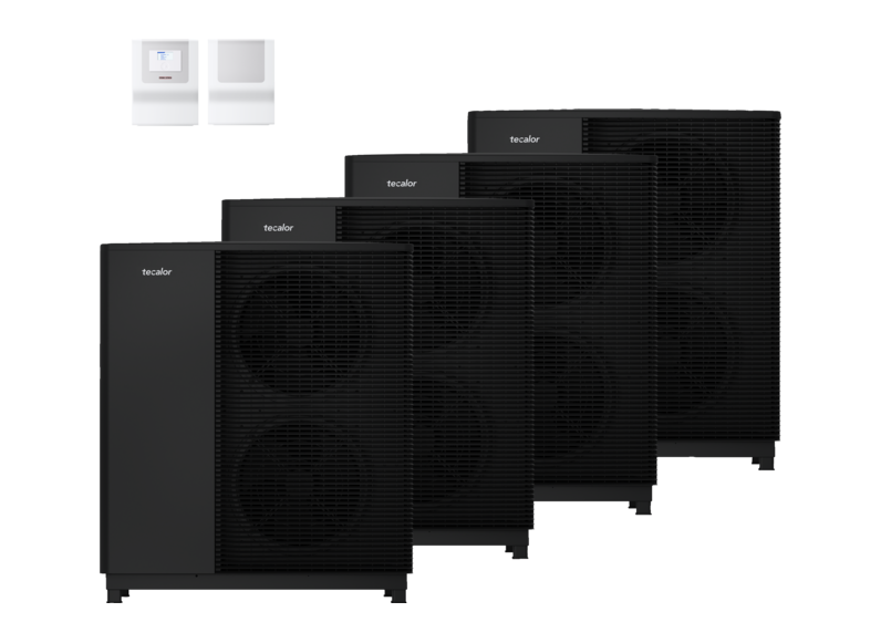 tecalor Luft-Wasser-Wärmepumpen TTL 13.1 AC comfort 4er Set
