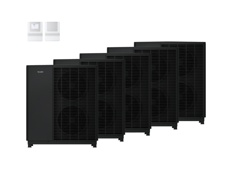 tecalor Luft-Wasser-W&auml;rmepumpen TTL 17.1 AC eco 5er Set