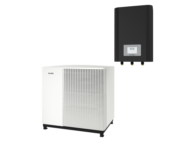 tecalor Luft-Wasser-W&auml;rmepumpen TTL 10.1 W AC comfort + THM eco