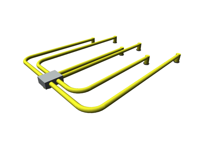 tecalor Luftverteilsystem LFK 80 D Set