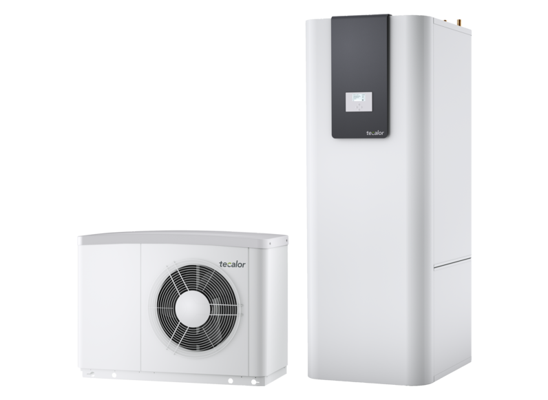tecalor Luft-Wasser-W&auml;rmepumpen TTL 6.5 ACS TSBC Set