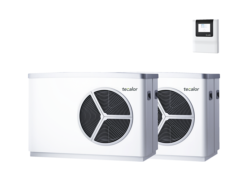 tecalor Luft-Wasser-W&auml;rmepumpen TTL 25 A 2er Set