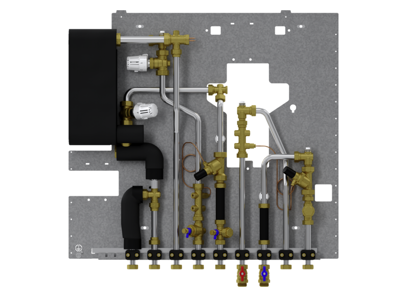 tecalor Wohnungsstation Trinkwasser und Heizung WS-4L 3 Plus