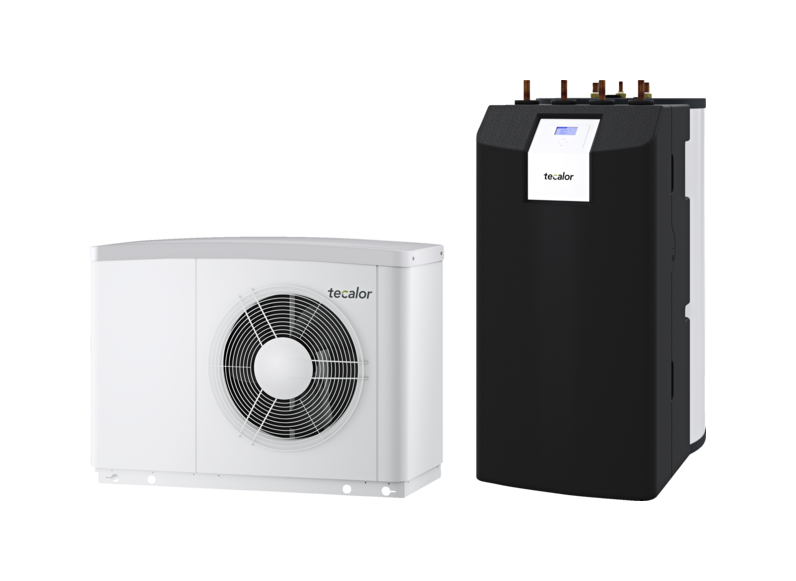 tecalor Luft-Wasser-Wärmepumpen TTL 4.5 ACS TSBB 180 eco Set