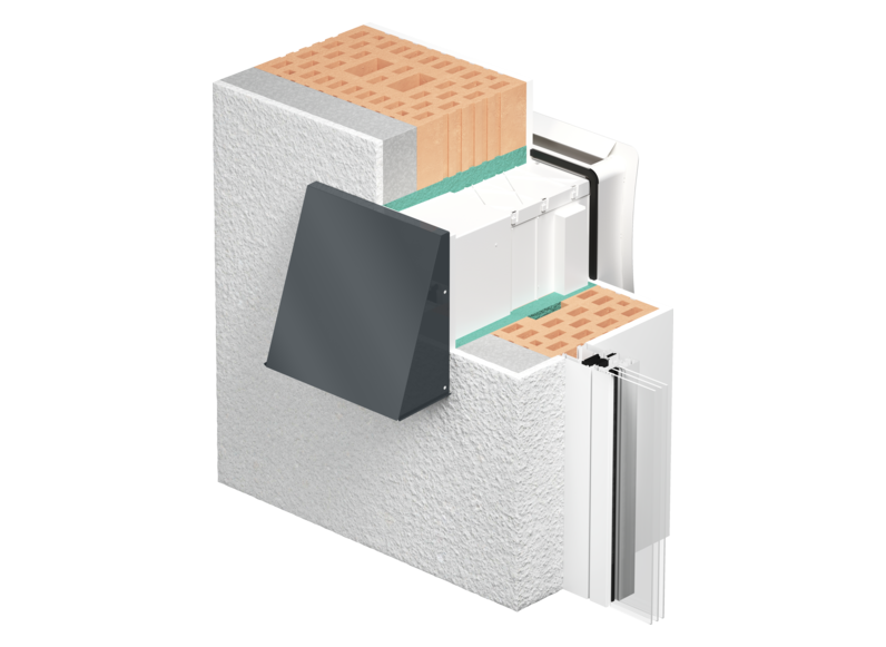 tecalor Innen-/Fassadenabschl&uuml;sse LTM TL 1230 BA VA E2B R2 RAL 7016