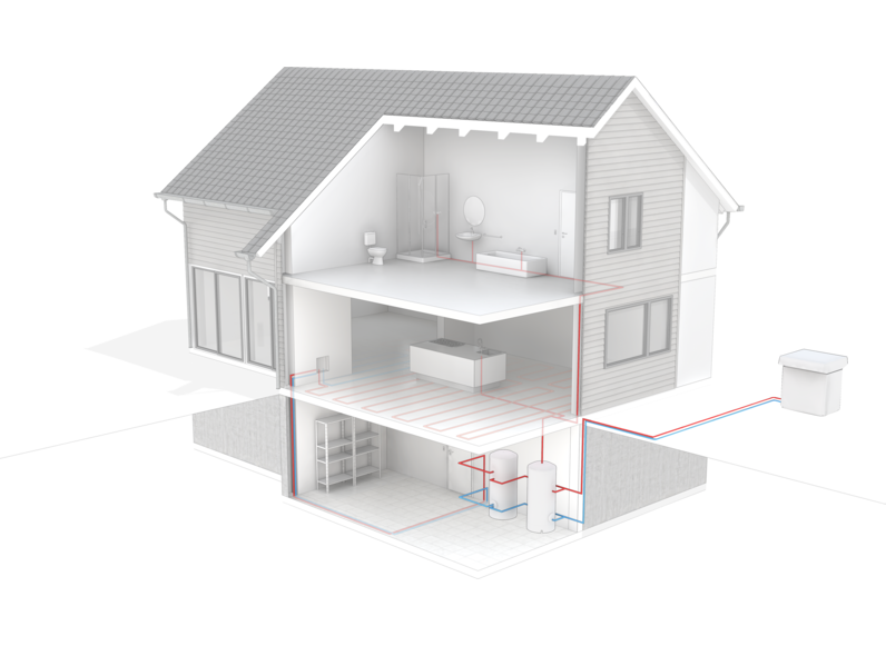 tecalor Heizungs-Pufferspeicher TSP 700