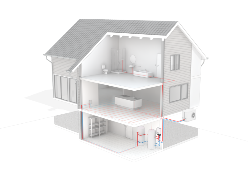 tecalor Luft-Wasser-W&auml;rmepumpen THM