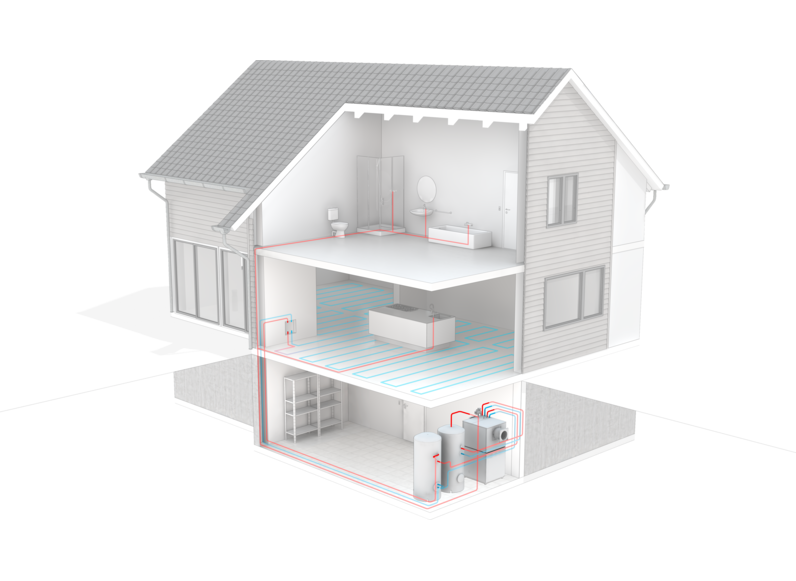 tecalor Luft-Wasser-Wärmepumpen TTL 13.5 IK