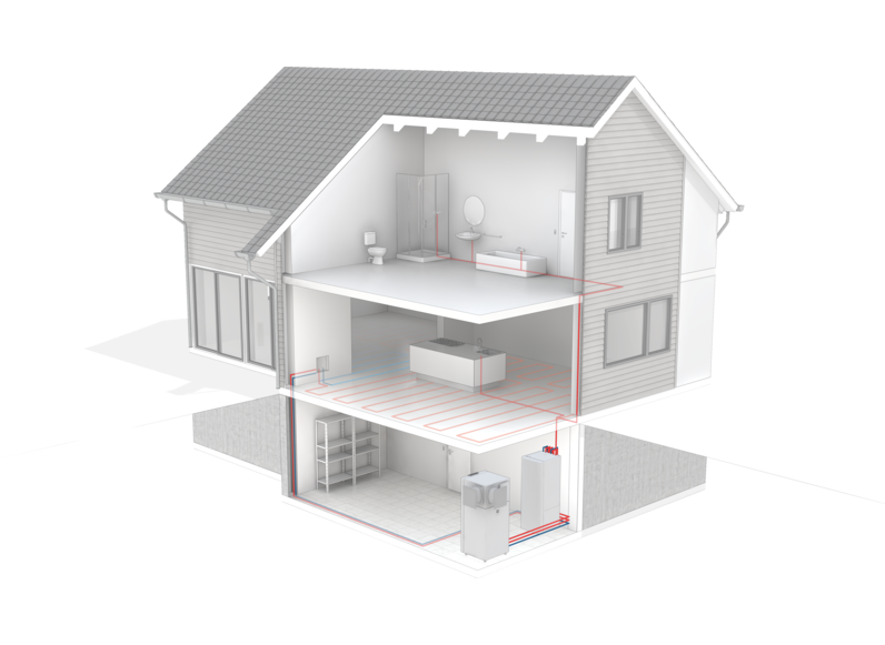 tecalor Luft-Wasser-Wärmepumpen TTL 4.5 IKCS