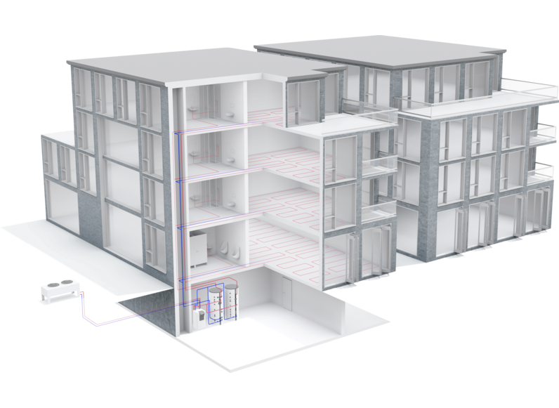 tecalor Luft-Wasser-Wärmepumpen TTL 18.5 AC dB-2